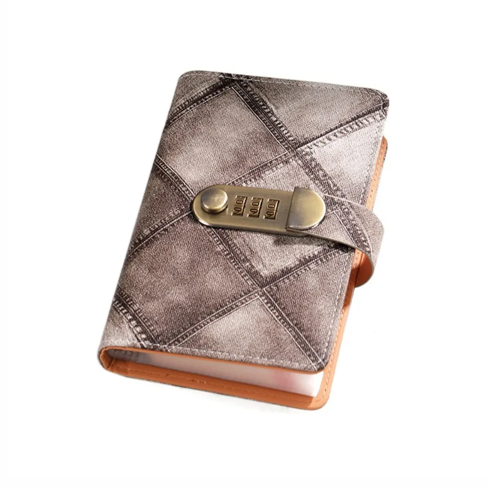 

50Sheets Envelop Savings Challenges Book Portable PU Leather Budget Binder with Lock Savings Handbook Wallet Storage