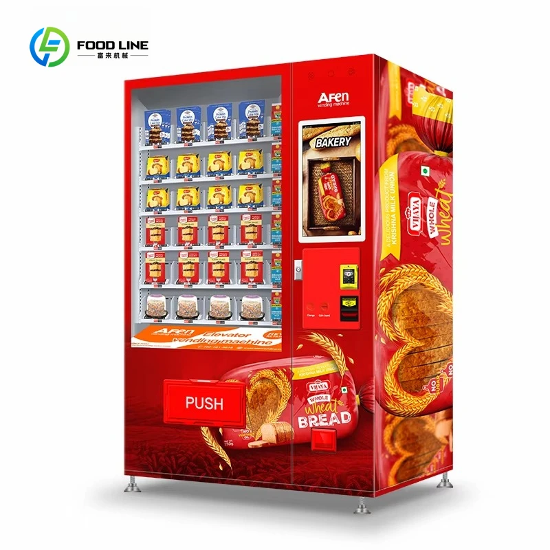 

Cupcake Bread Vending Machine Refrigerated Elevator Vending Machine for Foods and Drinks