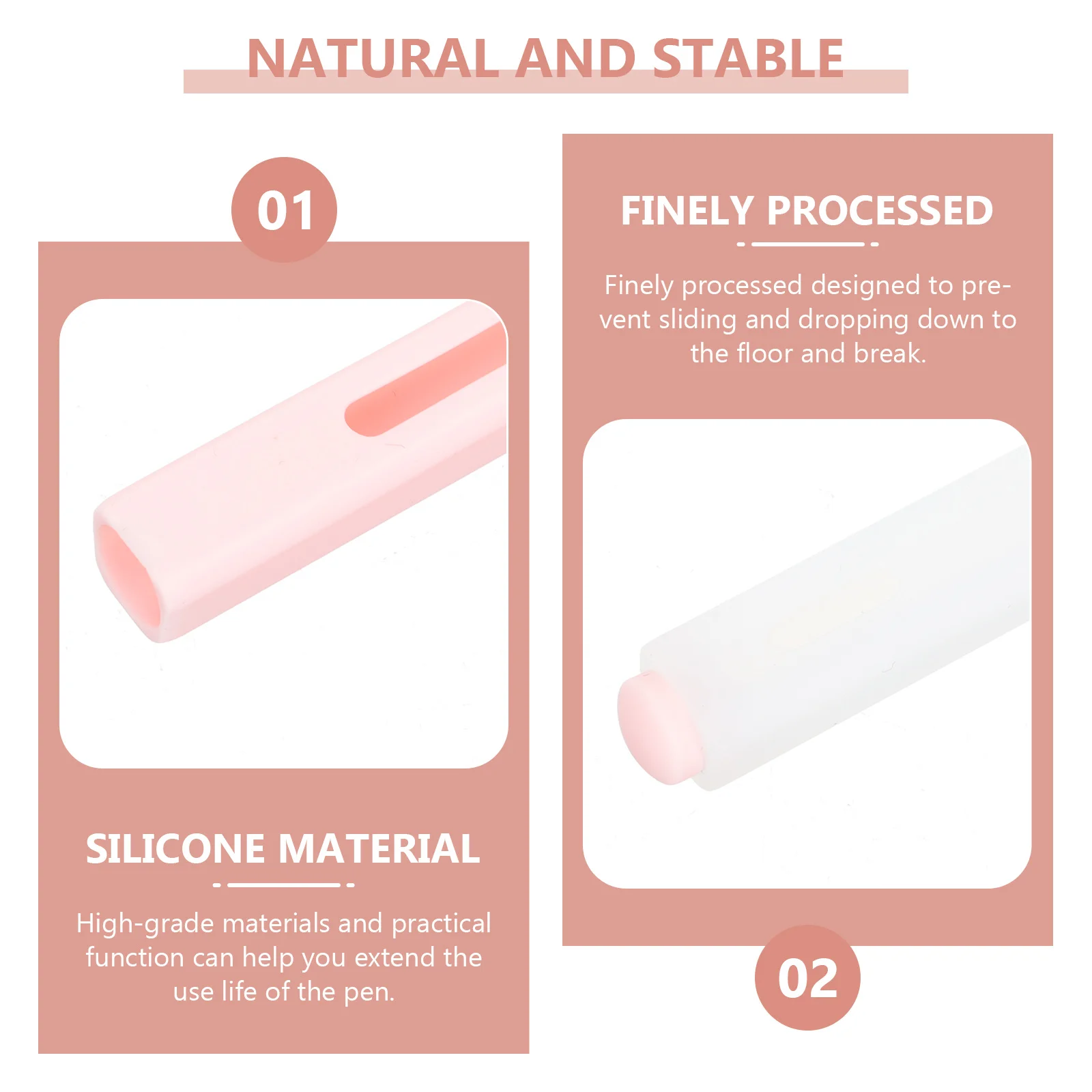 

Silicone Pencil Sleeve Translucent Comfortable Pen Cover Anti-Slip Protective Case Anti-Fall Durable Sleeve Compatible