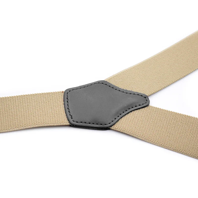 Men's Dual Braces Suspenders with Spaghetti Strap