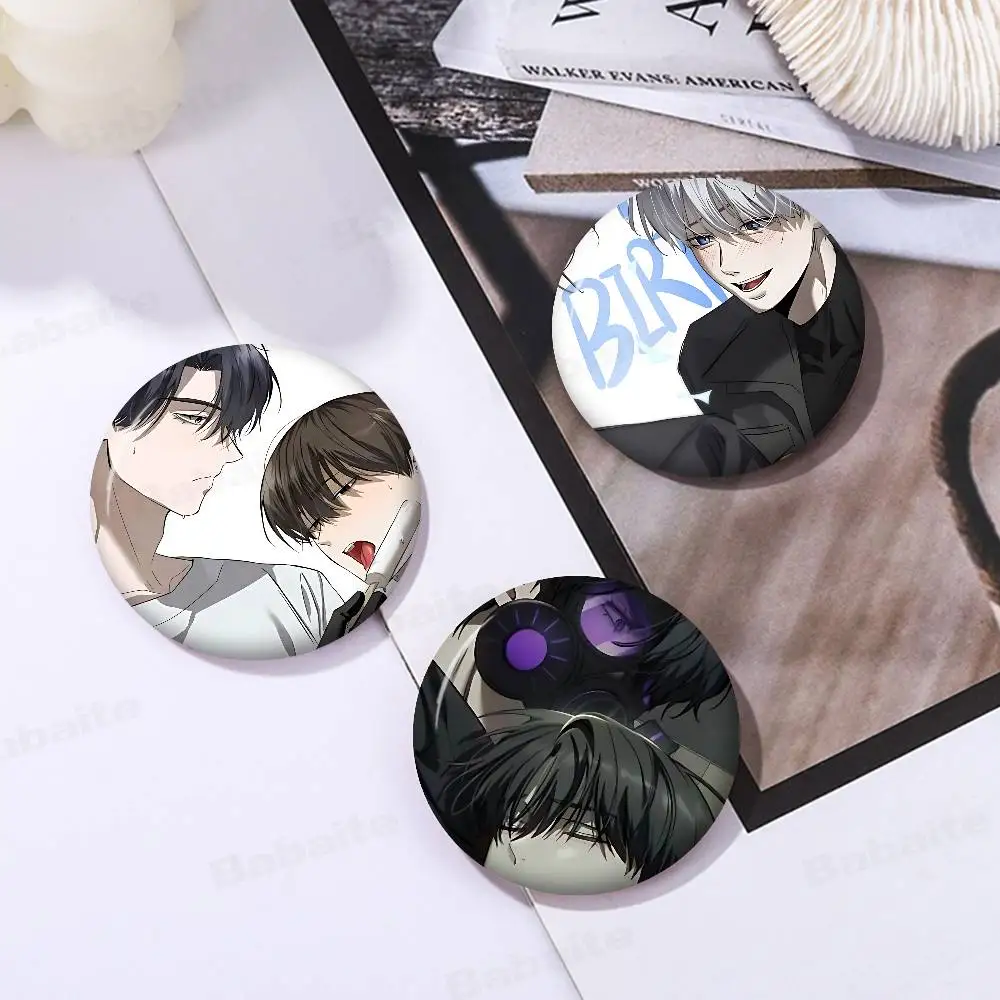 The Hunters Gonna Lay Low bl Creative Tinplate Soft Button Pins Animal Icon Brooch Lapel Backpack Badge Accessories Pin - view 2