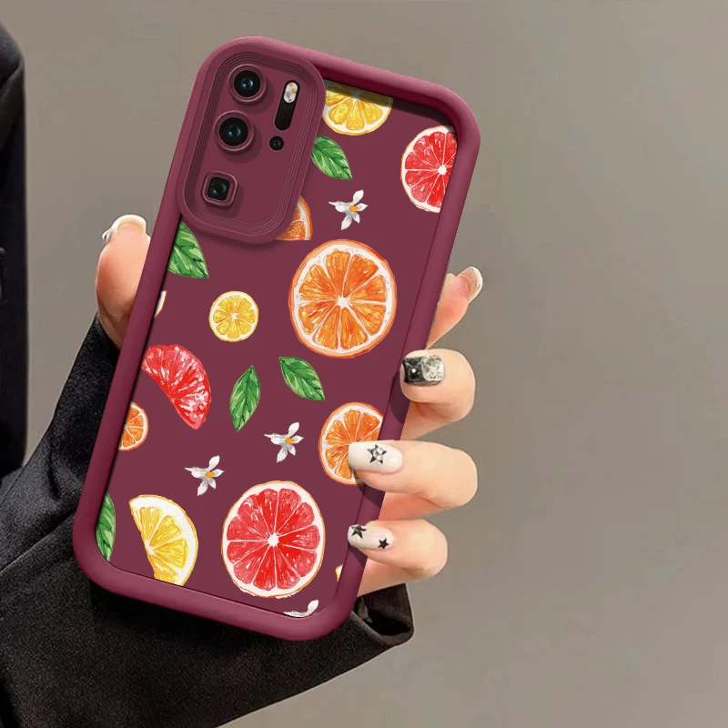 حافظة هاتف غير لامعة مضادة للصدمات لهاتف انفينيكس هوت 60 برو بلس 40i 30i GT 10 20 Play Note 50 40 Zero 30 VIP غطاء كرز برتقالي ليموني #6