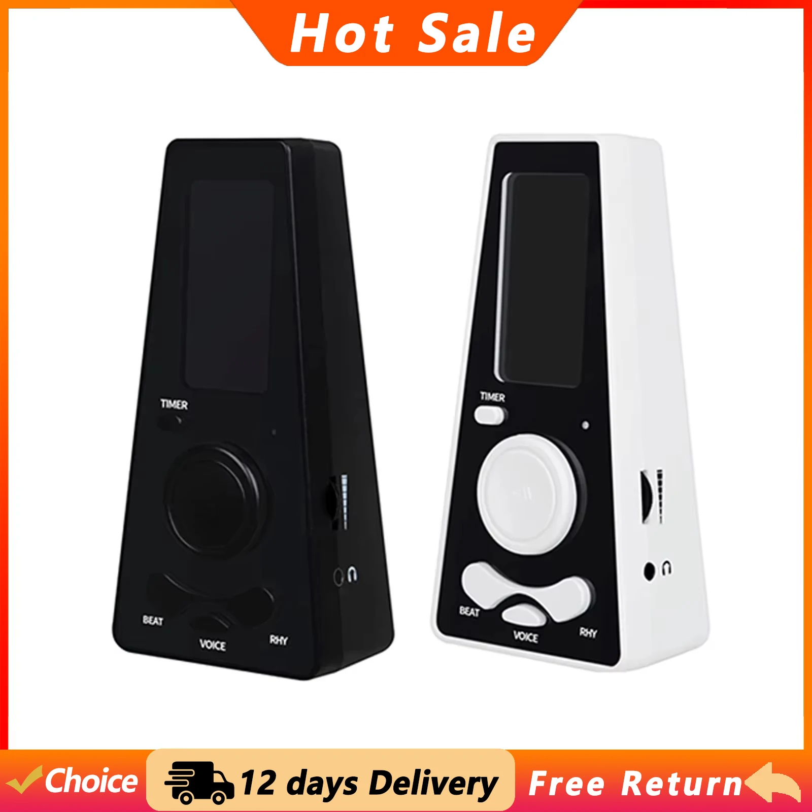 SOLO Metronome Piano Guitar Volume Beat Speed Tower Piano Grade Examination Metronome Musical Instrument Accessories