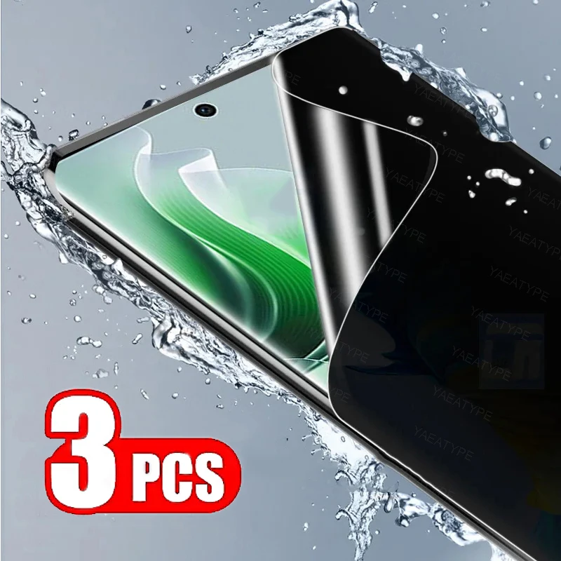 

3 шт. гидрогель для конфиденциальности для OPPO A5 Pro Тайвань 4G 5G PKP110 CPH2695 CPH2735 A5X A5i Pro 5G антишпионская защитная пленка для экрана