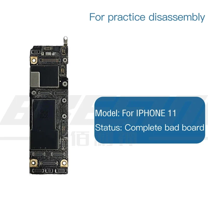 Completely Damaged Logic Motherboard for IPhone X XS XR 11 12 13 14 PRO MAX Plus SE2 Repair Engineer Motherboard Practice Tool