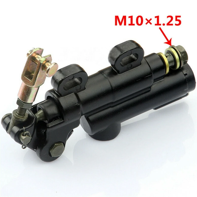2X Universal Motorcycle Rear Hydraulic Brake Master Cylinder Pump For Yamaha Suzuki Kawasaki ATV Dirt Bike image 3
