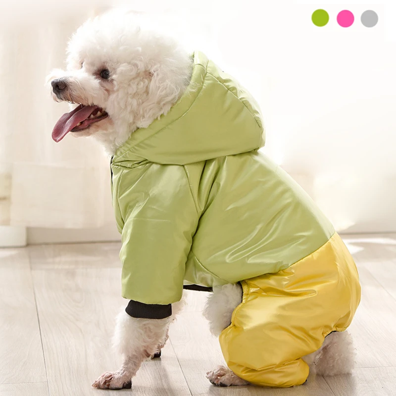 

New Winter Pet Dog Clothes Waterproof Warm Down Jacket For Small Dogs Pets Coat Cotton Hoodies For Chihuahua Puppy Clothing