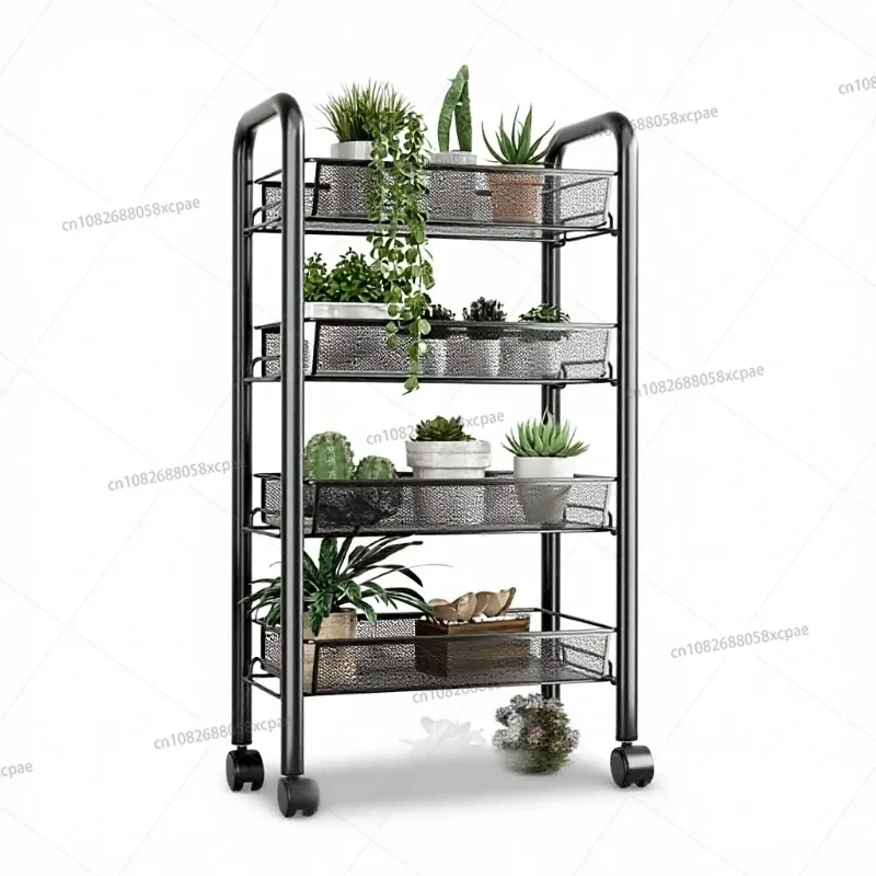 

Modern Eco-friendly Metal Display Stand Removable Layered Locker Black and White Color Scheme Suitable for Kitchen Furniture