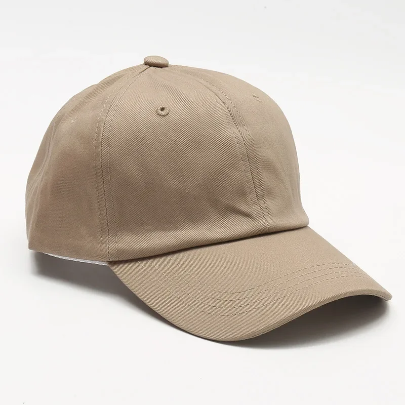 Men Soft Plain Dad Hat Baseball Cap Women Cotton Snapback Adjustable White Beige Khaki Black Red