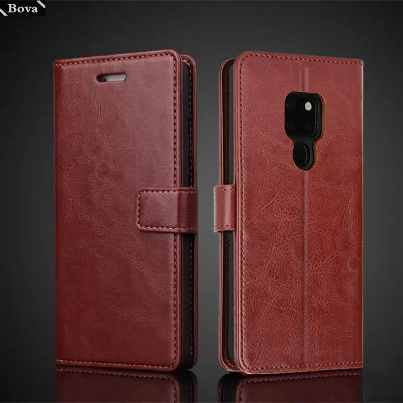 

Кожаный чехол-книжка с отделением для карт для Huawei Mate 20