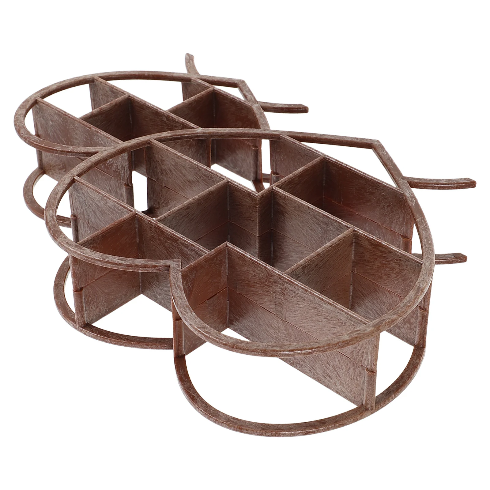 3 pçs rack de armazenamento em miniatura estilo asiático prateleira de plástico resistente para decoração de móveis em miniatura estante de exibição de casa de bonecas