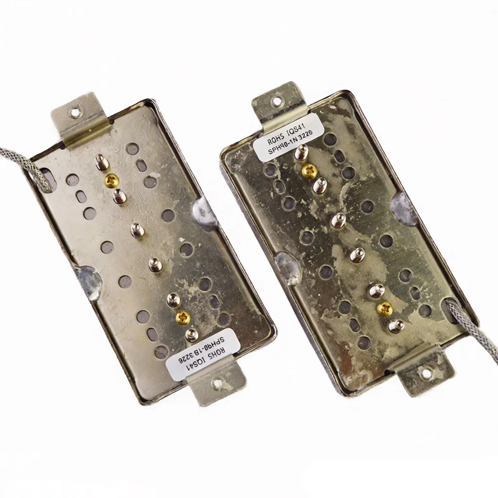 Alnico 2 / Alnico 5 Humbucker Size P90 Phat Ca Style Pickup Rebel 90 R90 Single Coil Pickup for Electric Guitar Nickel