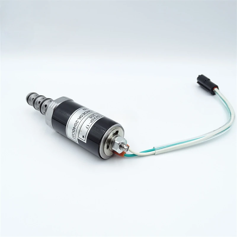 KDRDE5K-20/40C07-109 أجزاء حفارة صمام الملف اللولبي للمضخة الهيدروليكية لـ SK200 #2