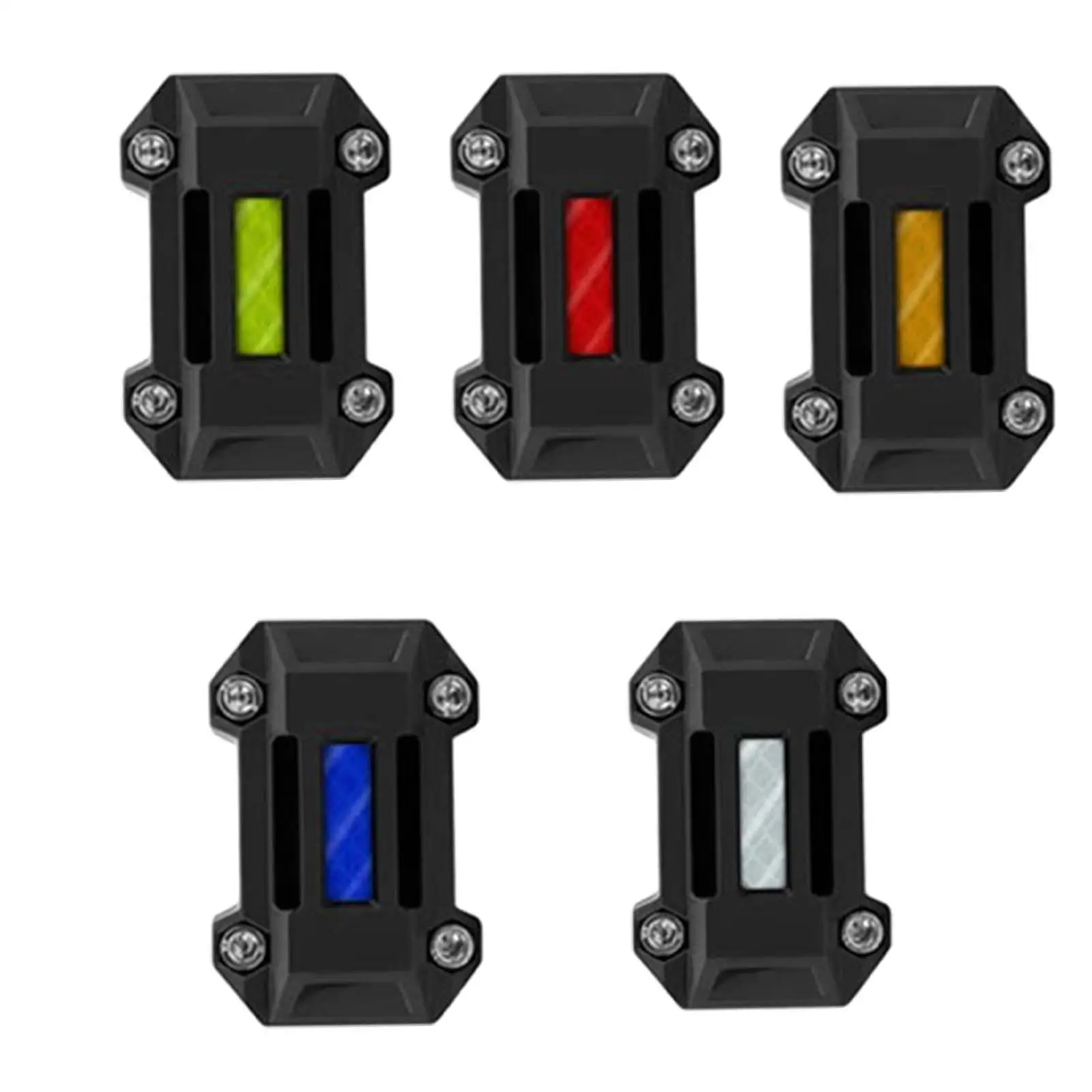 Motorcycle Engine Guard Bumper Block Protection Reflective ABS Durable Crash Piece for Scooter Commuter and E Bike Safety Use