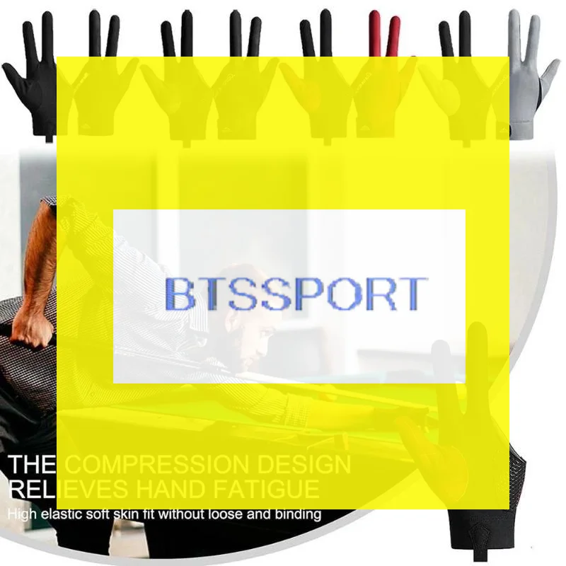 Billiard Gloves, Elastic Fiber Left And Right Hand Snooker Gloves, Breathable Fitness Accessories Non-slip Three-finger Gloves