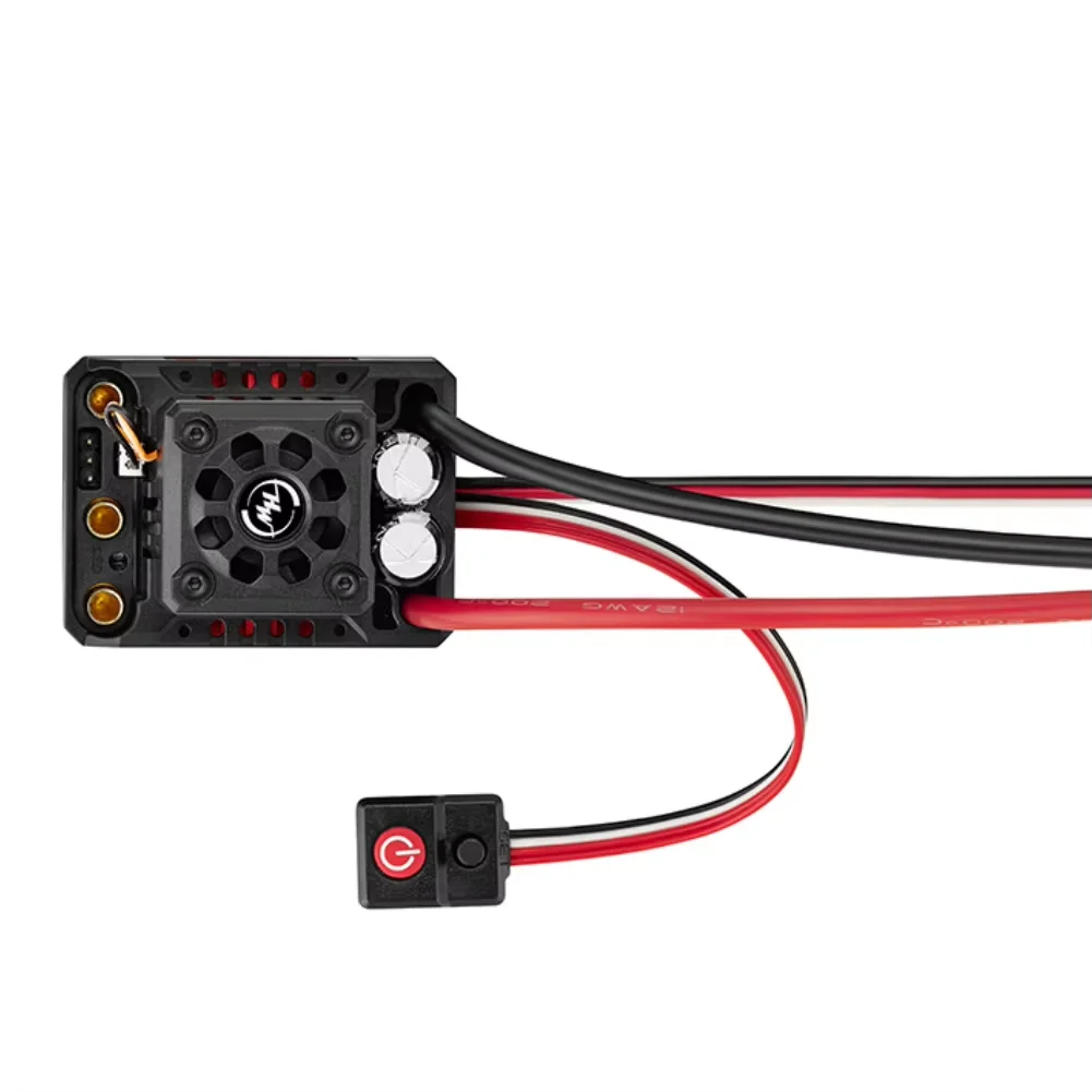 Hobbywing QUICRUN WP 10BL120 G2 120A controlador de velocidad ESC sin escobillas impermeable plástico 2-4S Lipo para coche 1/10 RC