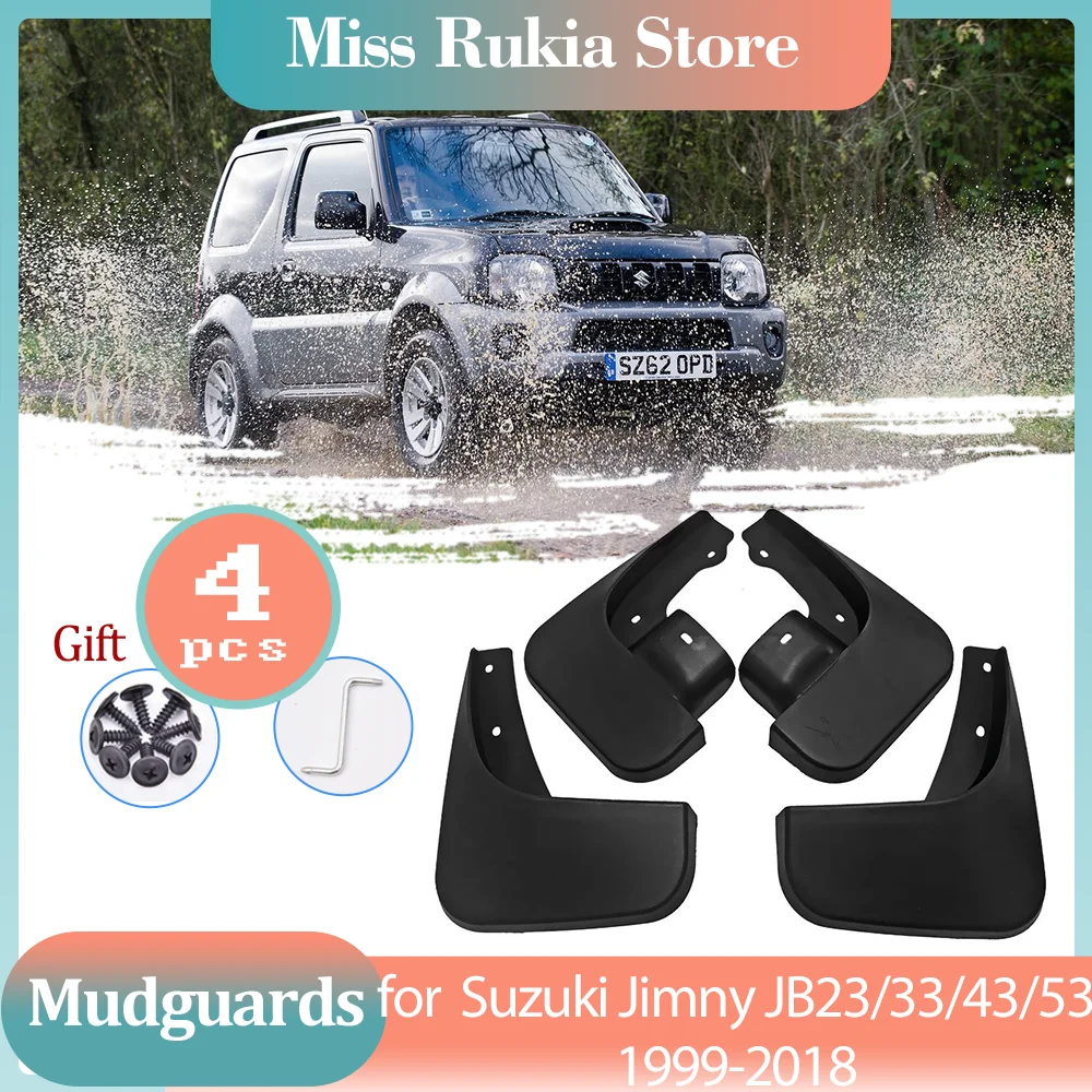 

Mud Flaps for Suzuki Jimny Wide Sierra JB23 JB33 JB43 JB53 1999~2018 2005 2013 2016 Mudguards Splash Guards Fender Accessories