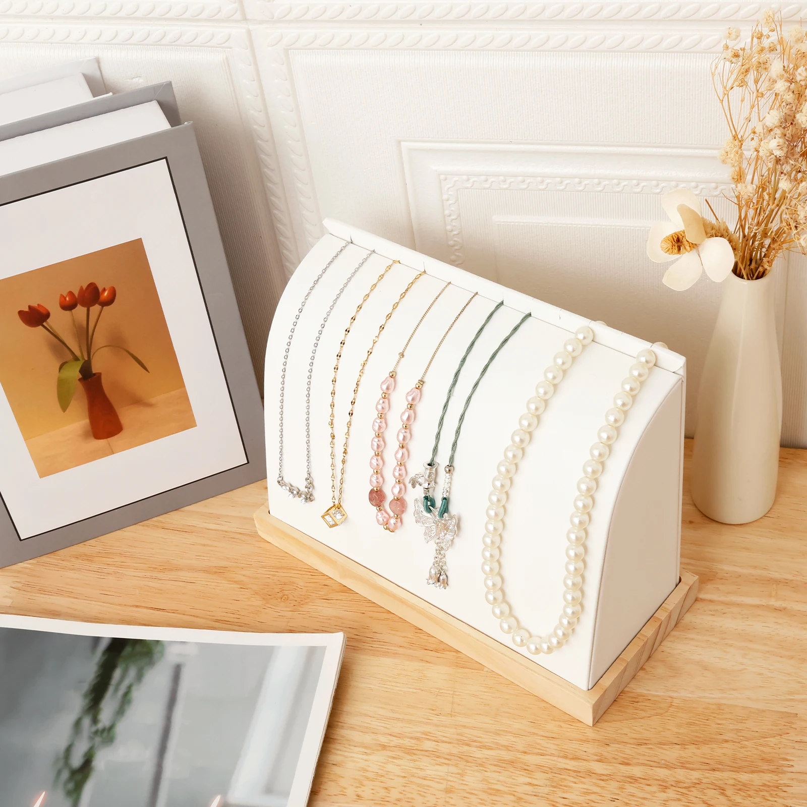 

Necklace Jewelry Display Stand Fashion Jewelry Display Frame Pendant Storage Organizer Jewelry Display Rack for Selling and Show