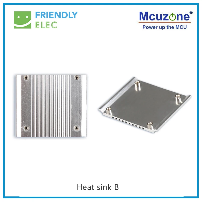 NanoPi NEO/NEO Air/NEO 2/Core/Core2/NEO Plus2 Aluminum Heat Sink with Thermal paste and Screw pitch 35.4*35.4 FriendlyELEC