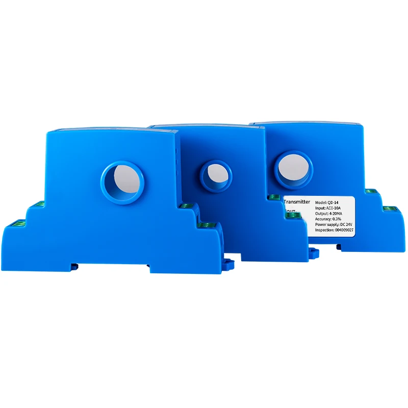 التيار المتناوب 100A الاستشعار الحالي 24VDC 10A 30A 50A 150A تيار مستمر الارسال الحالي 4-20mA 0-5V 0-10V محول التيار