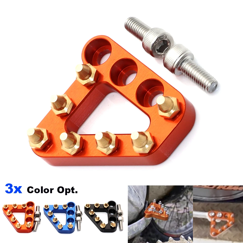 Rear Brake Lever Step Plate Brake Pedal Toe For KTM 125 150 200 250 300 350 450 500 530 EXC EXC-F SX SX-F XC XC-F 6-Days 04-15