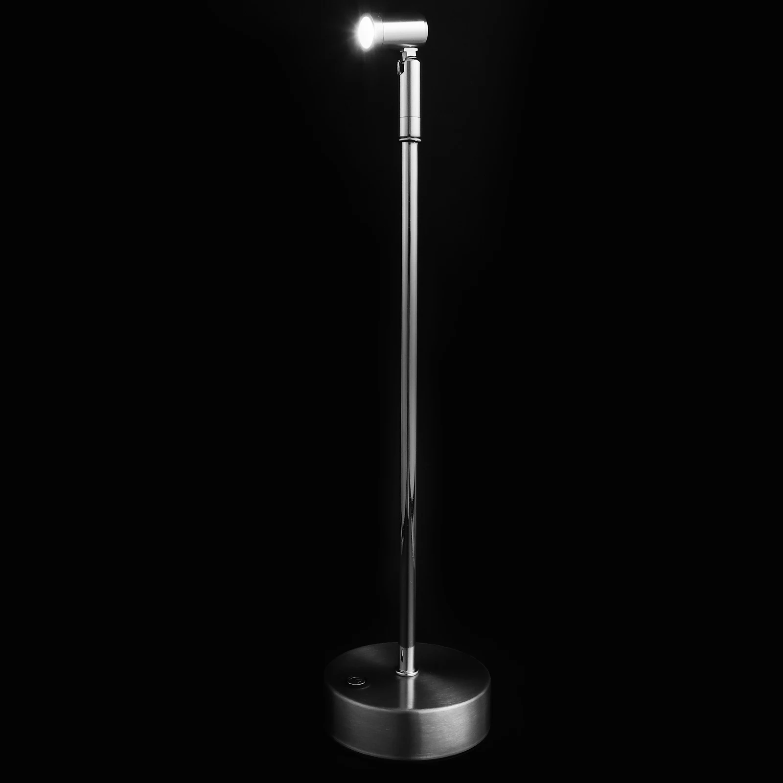 

1600mAh Rechargeable LED Desk Lamp Single Red Light Metal High Pole Spotlight for Bars Coffee Shops Warm Comfortable Environment