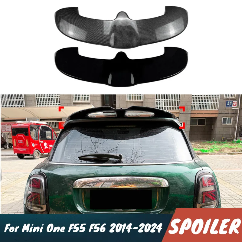 

Для Mini One F55 F56 2014-2024: Задний спойлер на крышку багажника из АБС-пластика, тюнинг-аксессуар для экстерьера автомобиля