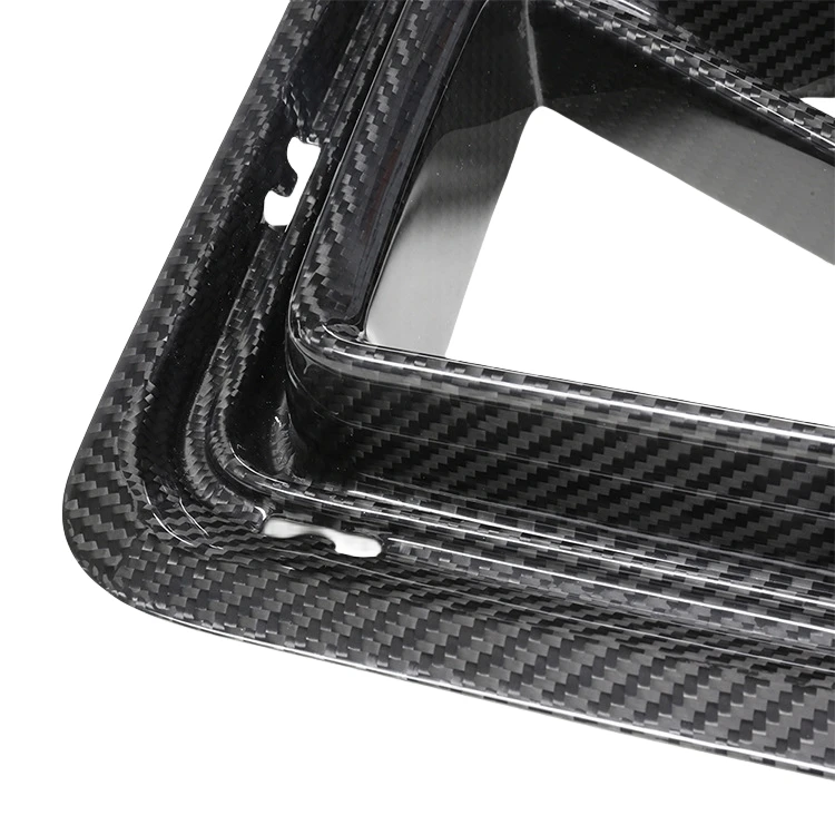 for BMW M2 G87 2018-IN carbon fiber front bumper grille frame cover center   air intake duct  vent