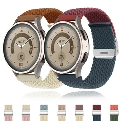 20mm 22mm Braided Loop Nylon Strap For Samsung Galaxy Watch 6 5 4 3 Amazfit GTR4 Magnetic Bracelet Huawei Watch 4/3/GT3 Pro Band