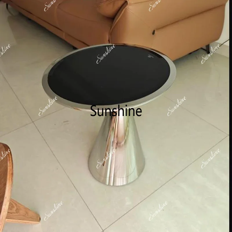 

Italian Metal Coffee Table Industrial Unique Kitchen Modern Luxury Coffee Table Simple Minimalist Mesa Auxiliar Home FurnitureTJ