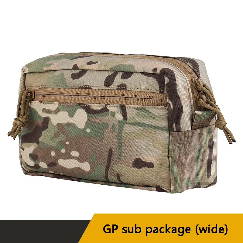 GP Sub Bag (Wide), Outdoor Net Bag, Zippered Magazine Bag, Molle Mount, Adaptive Waistband,Tactical Vest, Cordura Material