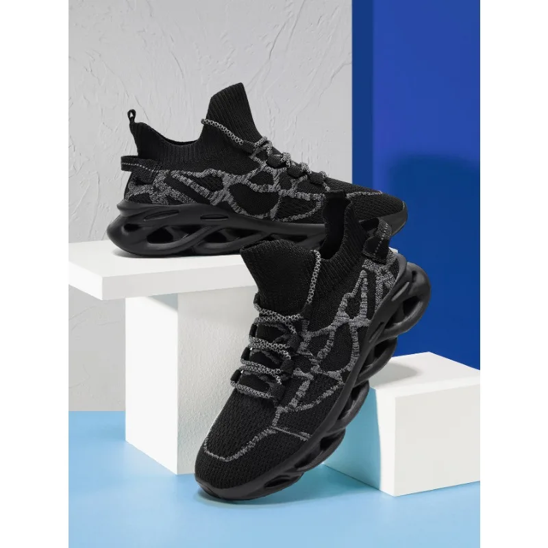 

Men's Fashion Heightening Sneakers Lightweight Anti-Slip Running Shoes with Mesh Upper, Perfect for Sports And Street Style