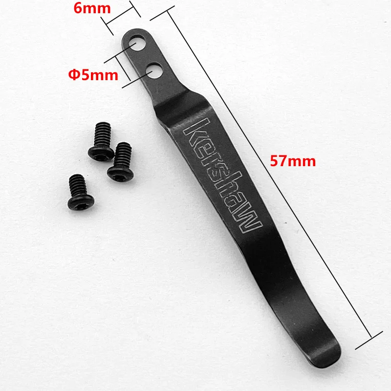 30 Patterns Knife Make Accessories 420 Stainless Steel Pocket Clip Back Clamps With M2.5 Thread Screws Folding Knives DIY Parts