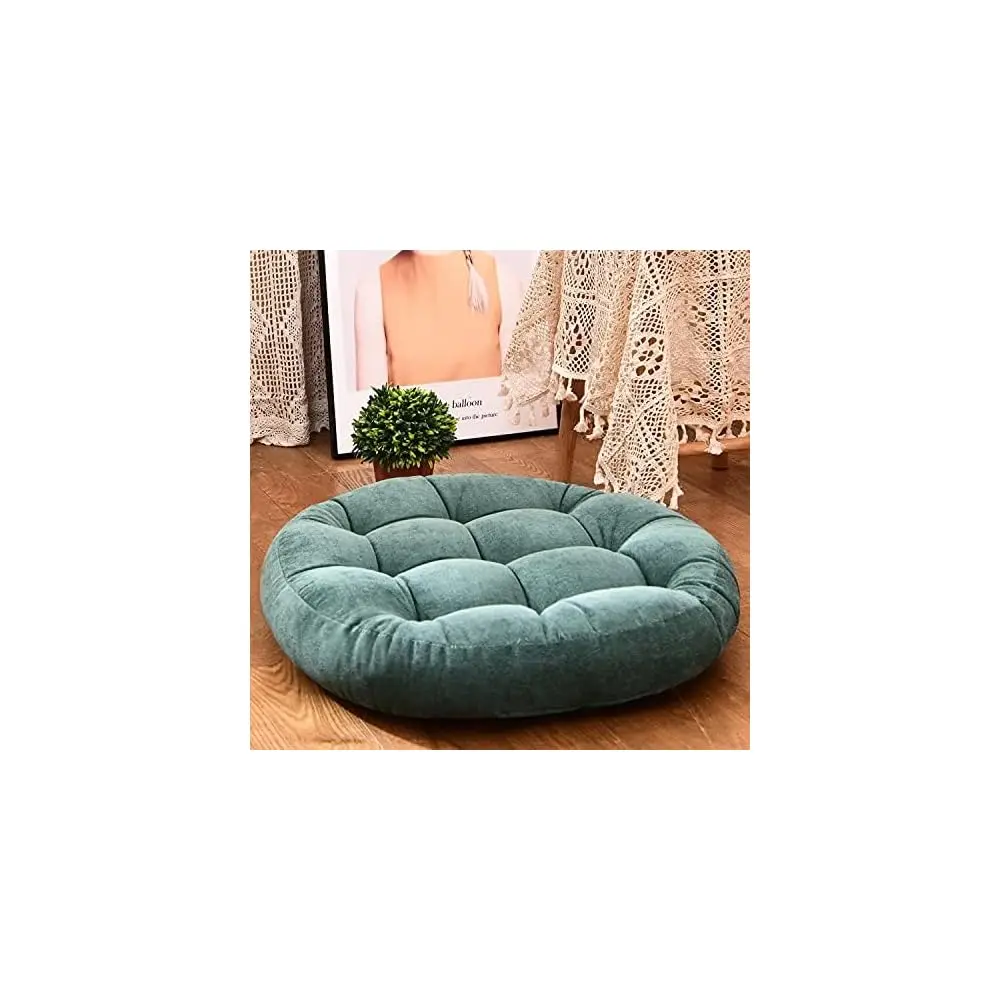 

Round Solid Floor Pillow, Tufted Meditation Pillow For Seating On Floor Thi Seat Cushion Meditation Cushion For Yoga Living