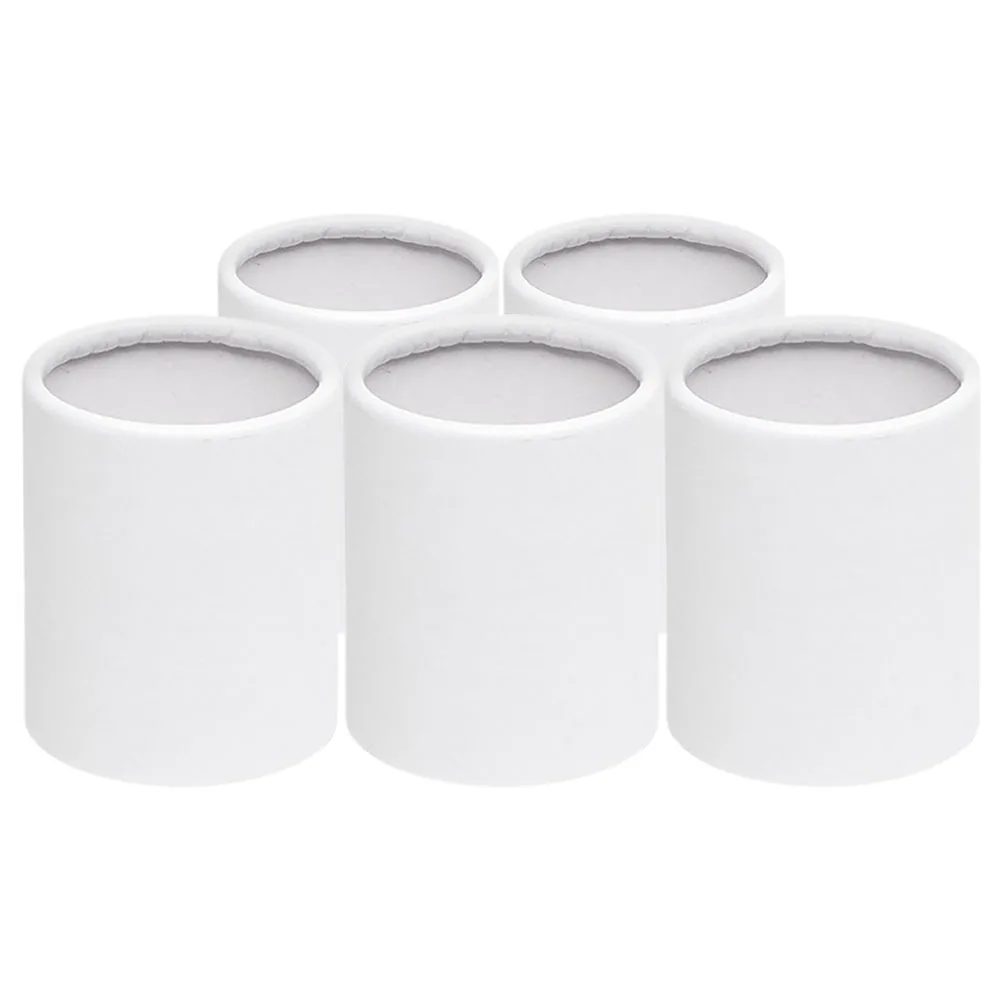 

5pcs Mini Hug Bucket Round Flower Box Sturdy Paper Bouquet Holder Packaging Material Reusable Portable Arrangement