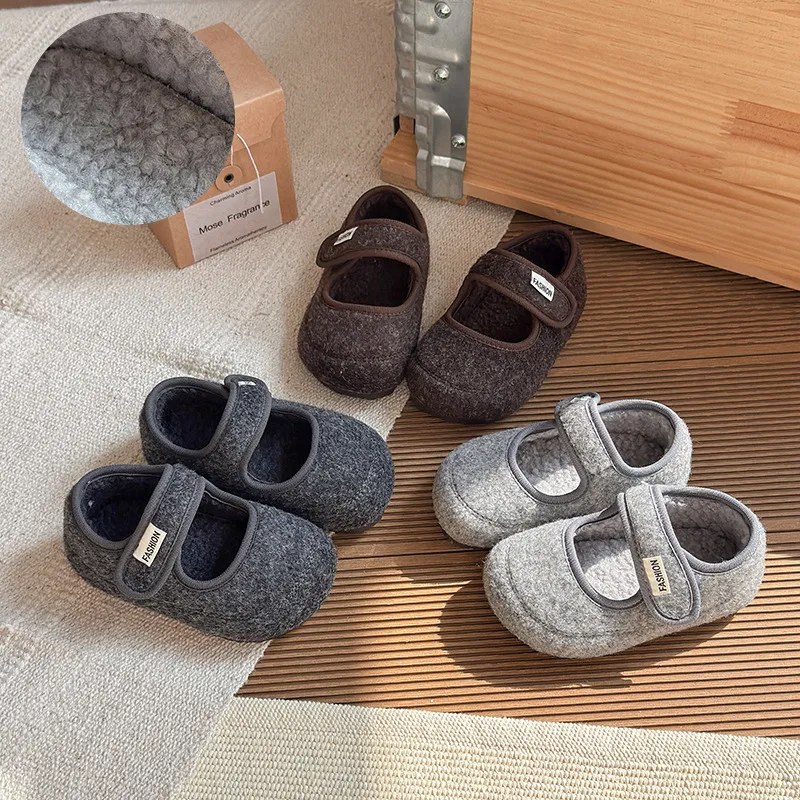 Children's Leather Shoes 2026 Spring Autumn New Korean Girls' Frosted Soft Soled Princess Shoes Super Soft Comfortable Sandal