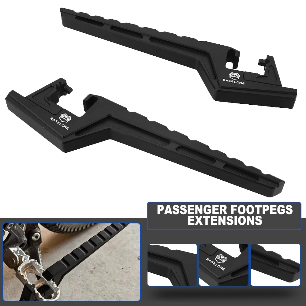 For Segway X160 X260 Motocross Bike Passenger Foot Peg Extensions Extended Footpegs Dirt Bike Accessories Off-Road For Surron