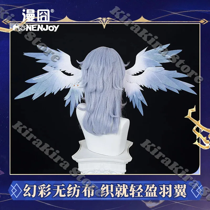 Honkai: 스타 레일 일요일 6 날개 머리띠 머리 장식 코스프레 무대 소품 머리 장식 의상 Hallowmas Anime Comic-con Decor