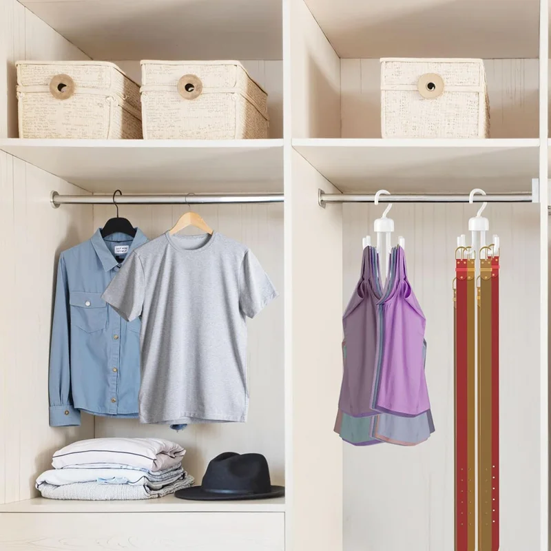 خطاف الأخطبوط مكون من قطعة واحدة - مادة ABS، متعددة الأغراض، تثبيت قوي، سهلة التعليق لتنظيم المنزل/الخارجي والتخزين