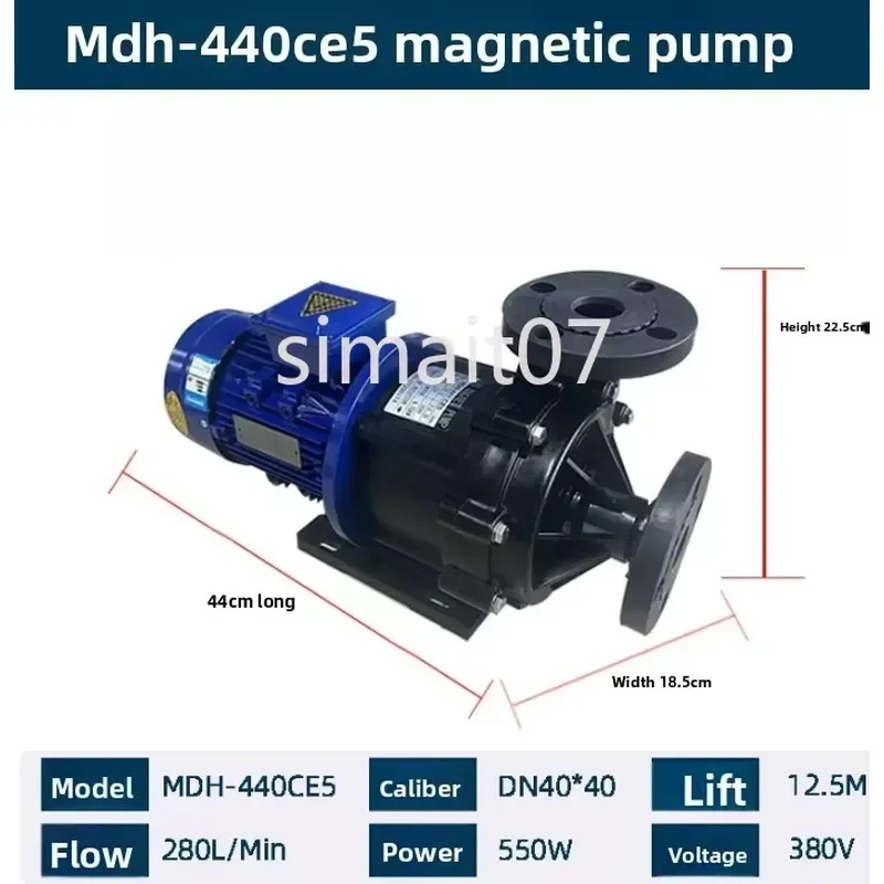 Plastic PP Circulating Water Pump MPH-401 380V 220V Three-Phase