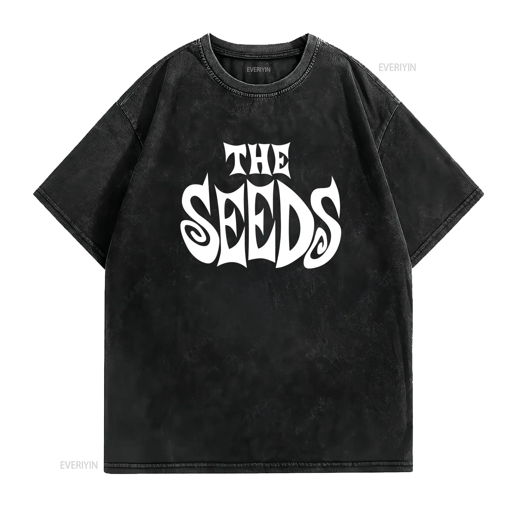 T Shirt THE SEEDS Garage Punk 60s Sixties Rock Psych Sky Saxon long or short sleeves vintage Washed Slightly