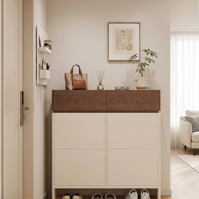 Closet Farmhouse Shoes Cabinets Italian Outdoor Secret Corner Shoe Racks Slim Rotating Organizador De Zapatos Furniture Home