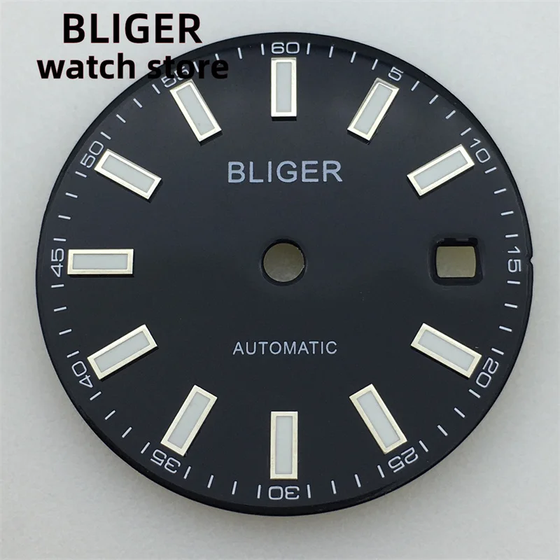 Циферблат BLIGER 29,2 мм, зеленый, белый, черный, подходит для NH35/NH35A ETA2824/2836 Miyota 8205/8215/821A DG2813/3804