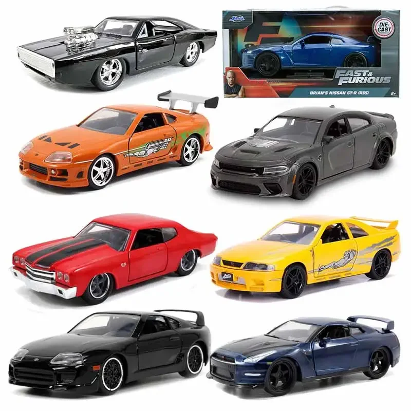 Jada Toys 1:32 نموذج سيارة سريع وغاضب مصنوع من خليط معدني - مجموعة سيارات دييكاست مرخصة رسمية، ألعاب هدايا محاكاة مفصلة للأطفال