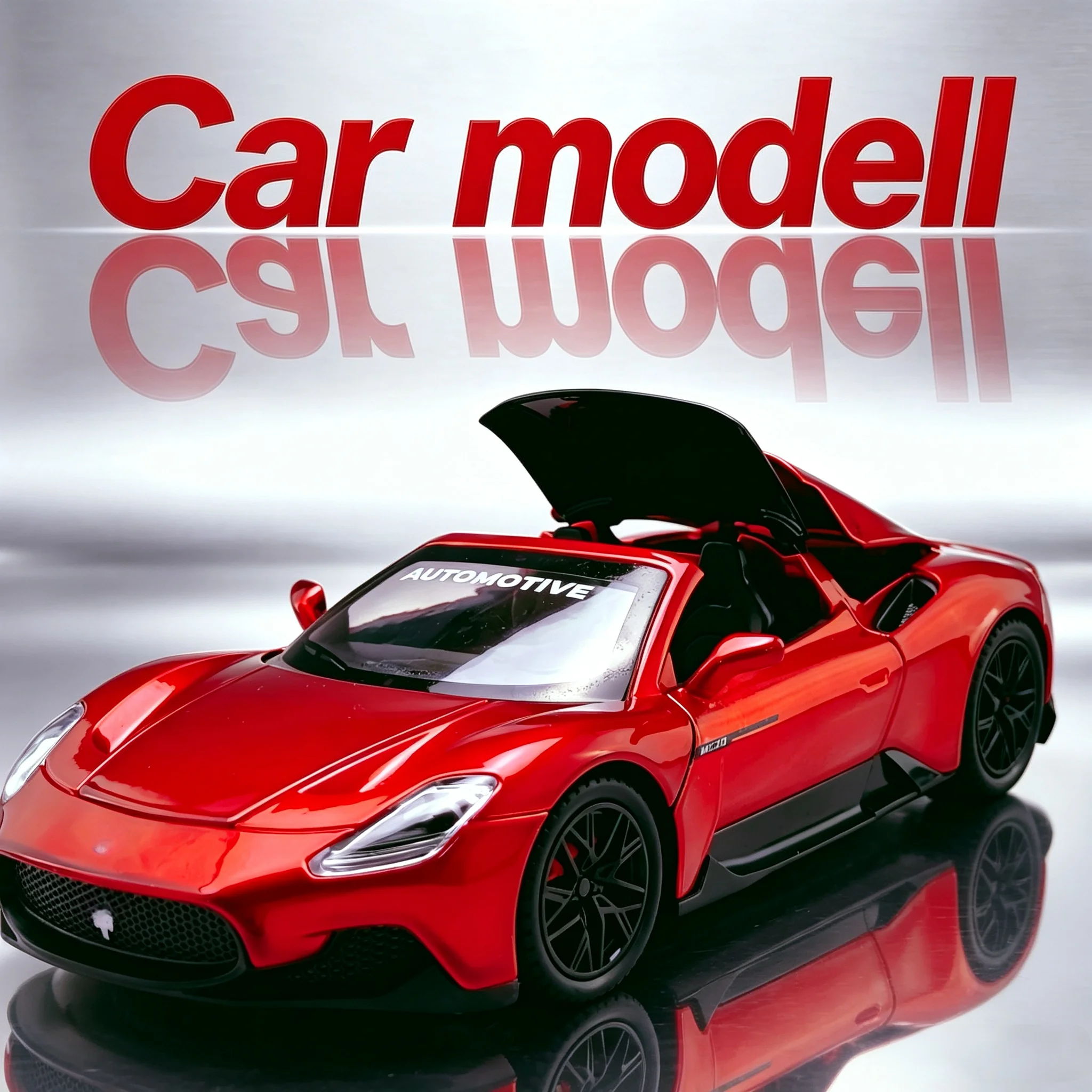 1/24 High-Grade Alloy Sports Car Model - Stylish Design, Exquisite Craftsmanship, Realistic Appearance Whether It's Home Decor or Not, It's Still a Part of the Home.