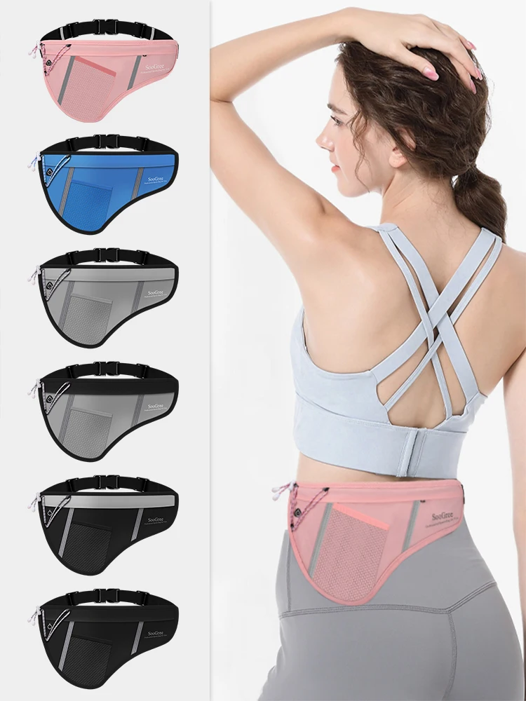 

Bag, Waterproof Fanny Packs with Adjustable Belt, Waist Fanny Pack Bag with Water Bottle Holde for Running Hiking Walking Biking