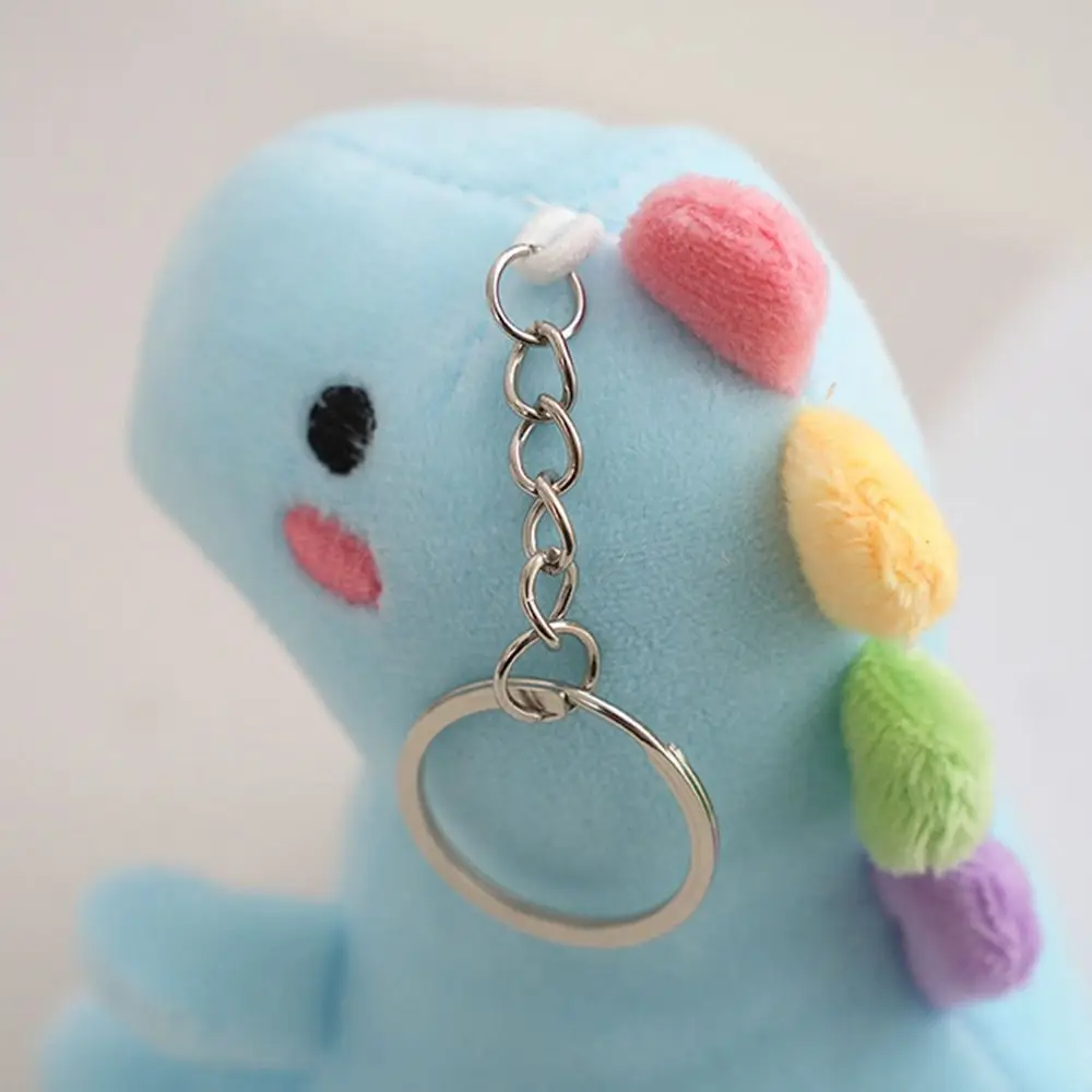 Gifts Plush Keychain Toy Dinosaur Plush Keyring Cute Mini Dinosaur Pendant Soft Doll Bag Keychain