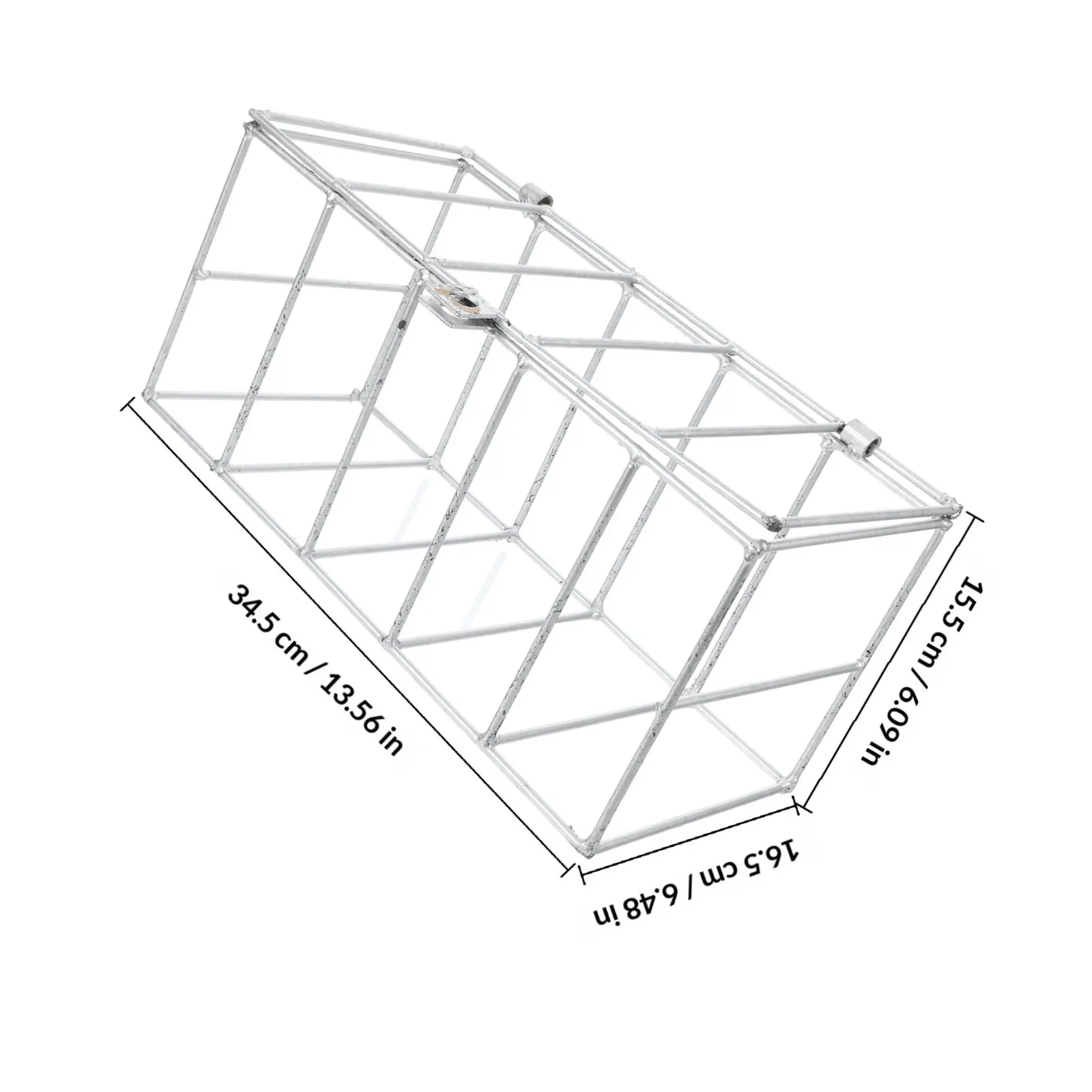 Stackable Concrete Test Block Iron Wire Basket Hollow Metal Cage for Soaking Curing Maintenance Specimen Storage Cage Testing