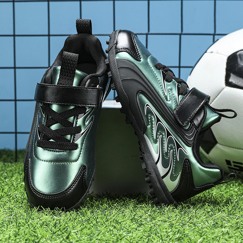 Sepatu Sepak Bola Pria Sepatu Sepak Bola Profesional Sepatu Lapangan Sepak Bola Asli Sepatu Sneakers Indoor Latihan Cepat Anti Selip