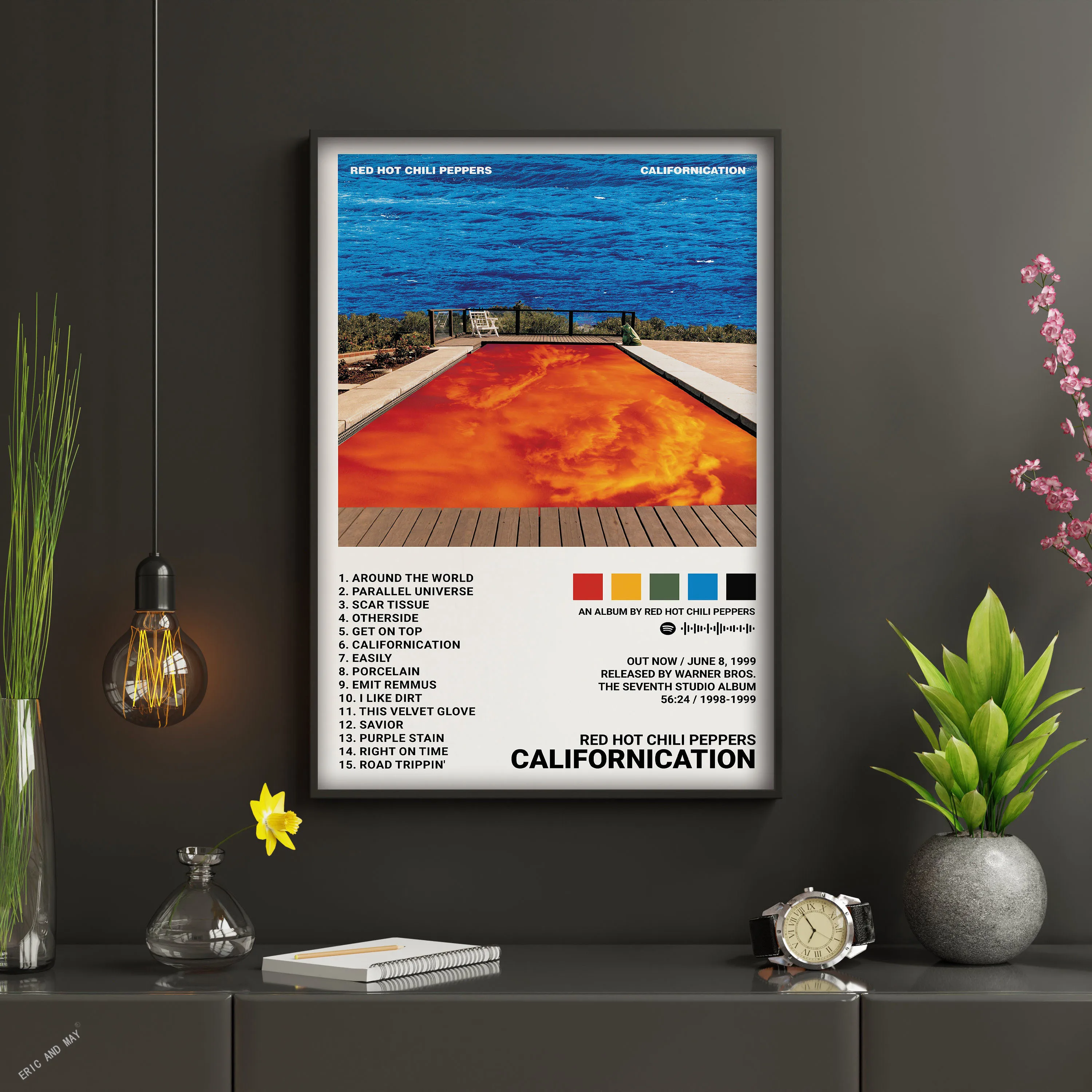 Band Californication Rock Red Hot Chili Music Album Cover Poster For Room Canvas Painting Print Art Home Wall Decor Picture Gift